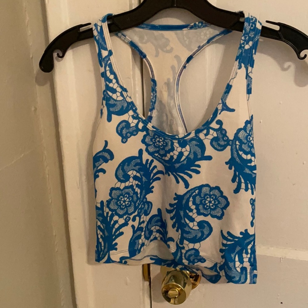Lululemon cropped racerback tank